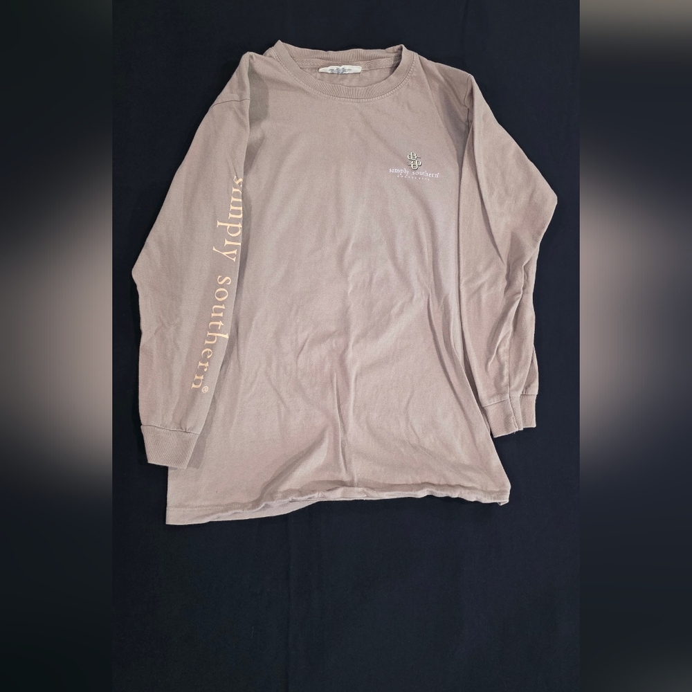 Simply Southern Kids Long Sleeve Shirt - Light Brown
